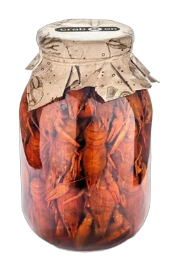 Red Boiled Crayfish, 3l / 1.6kg jar