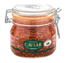 Gorbusha Caviar 500g, glass jar