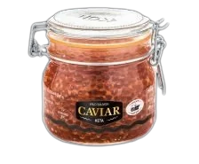 Keta Caviar jars, 500g/250g/100g