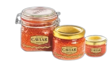 Tshawytscha Caviar jars
